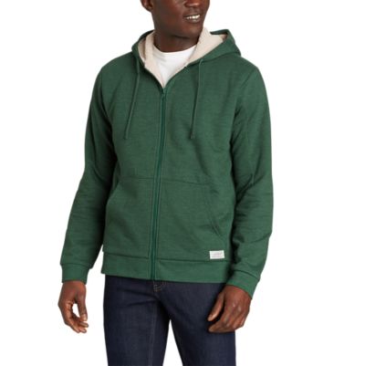 full sherpa lined hoodie