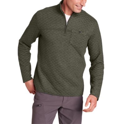 eddie bauer quilted pullover