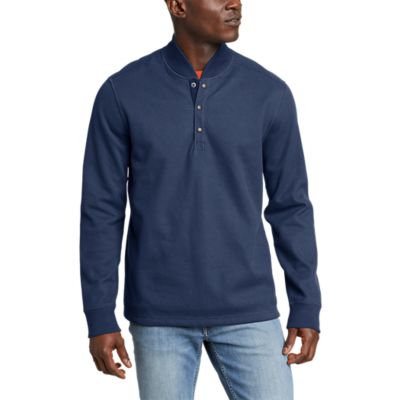 Eddie Bauer Thermal Henley Shirt - Long Sleeve - Save 79%