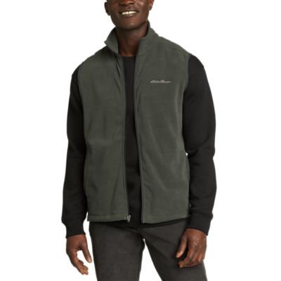 Eddie Bauer Embroidered Men's Fleece Vest - Queensboro