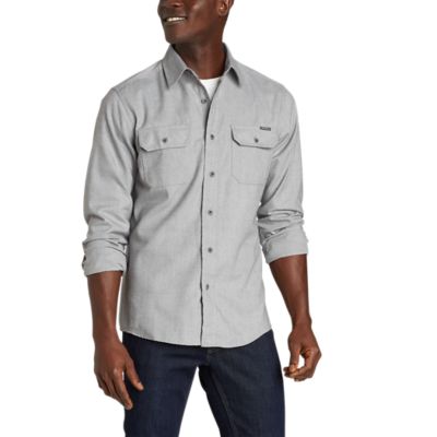 Image of Men's Excavation Flannel Shirt - Solid