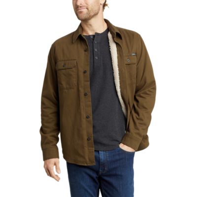 Men's Legend Wash Fleece-lined Shirt Jacket | Eddie Bauer Outlet