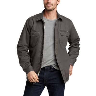 Image of Men's Legend Wash Fleece-Lined Shirt Jacket