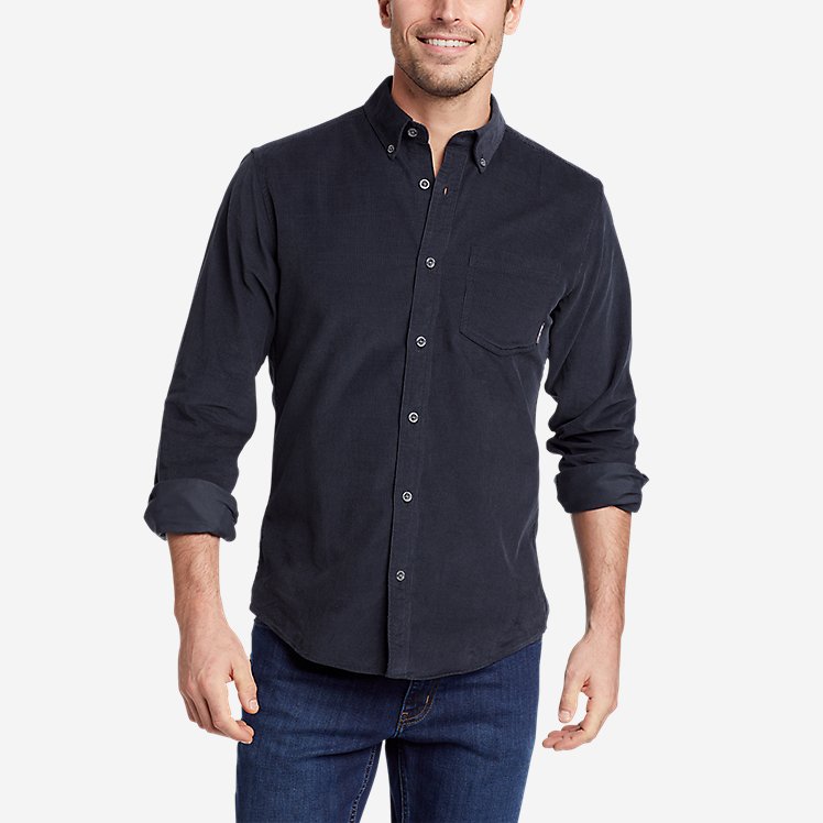Men's Corduroy Long-sleeve Shirt | Eddie Bauer Outlet