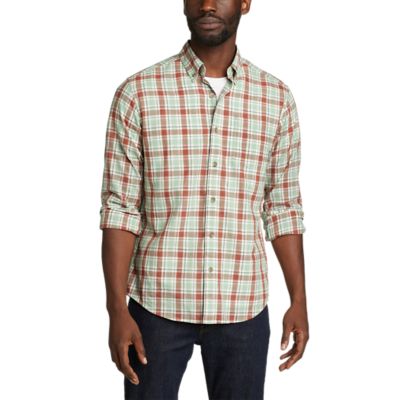 Men's Kingston Sandwash Longsleeve Shirt Eddie Bauer Outlet