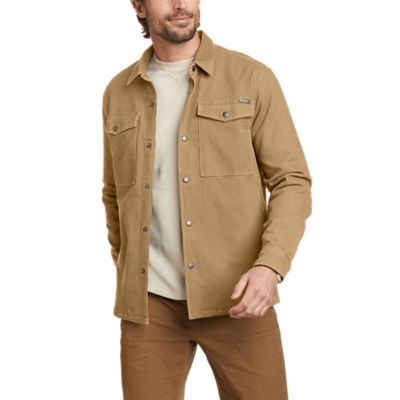 men's canvas shirt jacket