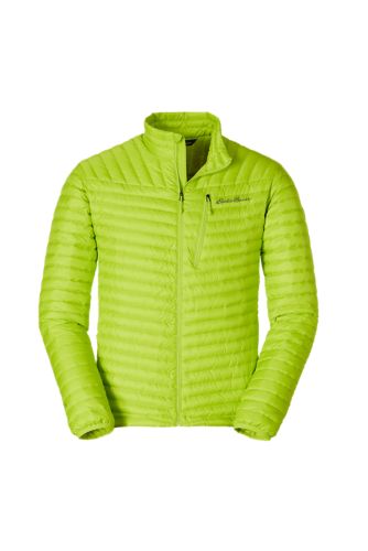 Eddie bauer microtherm stormdown hooded jacket deals