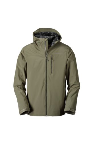 Eddie Bauer Men's Cloud Cap Stretch 2.0 Waterproof Rain Jacket - Green - Size S