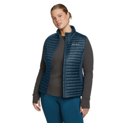 eddie bauer goose down vest womens