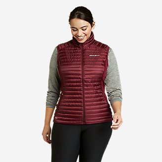 NWT Eddie Bauer Womens Sport Shop MicroTherm Down Field Vest Hunting 
