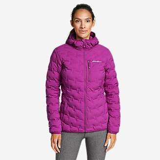 Thumbnail View 1 - Women's MicroTherm® FreeFuse™ Stretch Down Hooded Jacket