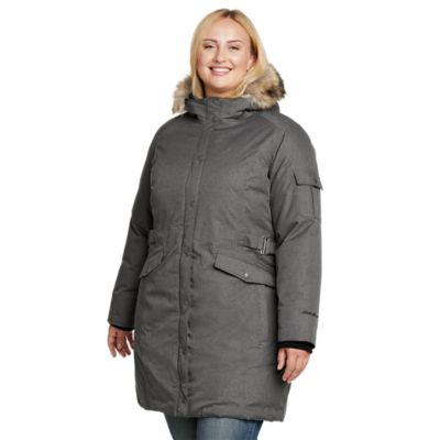 Eddie Bauer Women's Superior Down Stadium Coat. 1