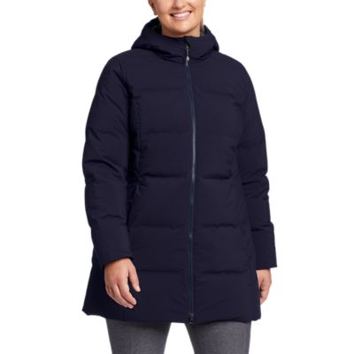 Eddie Bauer Women's Glacier Peak Seamless Stretch Down Parka. 1