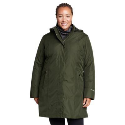 Eddie Bauer Women's Girl On The Go Insulated Trench Coat. 1
