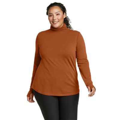 Plus size long sleeve on sale turtleneck