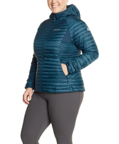 Eddie Bauer First Ascent Women's Microtherm Stormdown Hooded Jacket