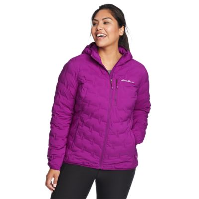 Eddie Bauer - Women's MicroTherm® FreeFuse™ Stretch Down Hooded Jacket